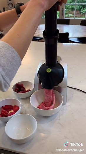 Make Ice Cream from Frozen Fruit in Seconds!