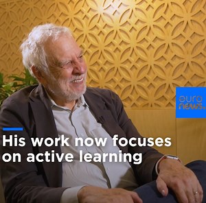 1.6K views · 11 reactions | INSPIRE MIDDLE EAST | At 76 years of age, Atari's co-founder Nolan Bushnell is developing active learning software that combines gaming, education and blockchain tokens. He spoke to Euronews during his visit to the UAE. Full interview: bit.ly/2KdXFzY | Euronews English | Facebook