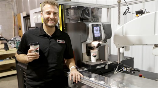 Octane Coffee officially launches fully-automated drive-thru kiosk hut in Pewaukee