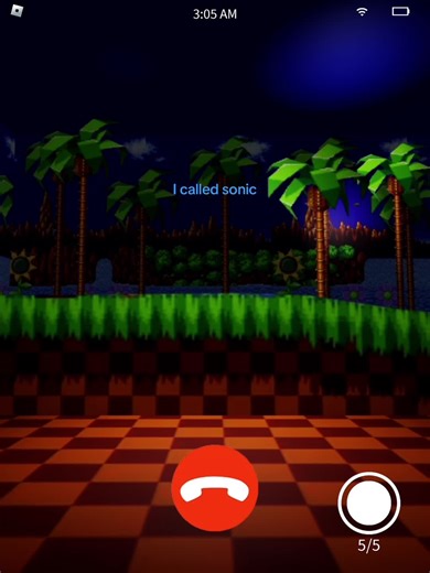 I called sonic again on Roblox @Horror USA @Evileyes1111 @🄹🄾🄴🄻