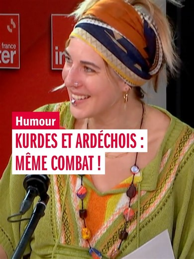 Camille Lorente alias Camtar, s’identifie au combat des Kurdes… Et vive l’Ardèche libre ! #tiktokcomedy #humour #sinformersurtiktok #ardeche
