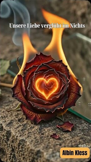 Die welke Rose brennt... 🔥 #KaputtesGlas #albinkless