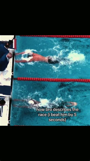 Swimming Race Highlights: How I Beat Him by 5 Seconds