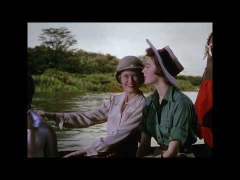 River Safari – Mogambo: Grace Kelly, Clark Gable & Ava Gardner Scene 14: Elephants, Hippo Canoe Ram