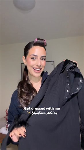 Reine Awad on Instagram: "From YSL’s event 🪩 Dress @nevo.lb Earrings @maselected Pinky ring @layljewellery"