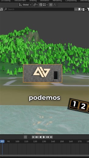 Here is the solution if you don't have a numpad. There's a gift at the end....🤫🎁 #blender #blende...