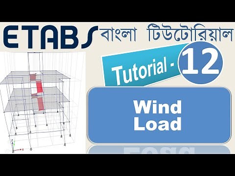 12. How to apply Wind Load in ETABS | Rigid & Semi-rigid Diaphragm |BNBC 2020|Civil Engineering Tips