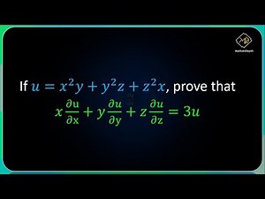 Partial Derivative Examples | Basic Example 6