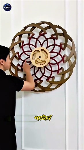 This Clock Transforms When You Touch It | Next-Level Kinetic Wall Tech 🤯