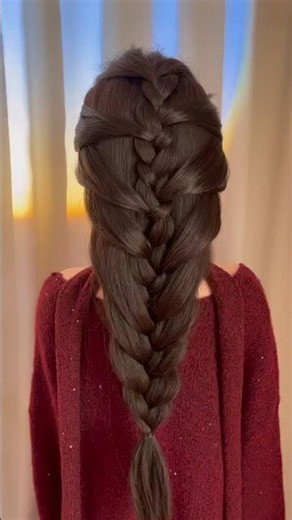 Braided hairstyle for any occasion #braids #hairstyle #easyhairstyle