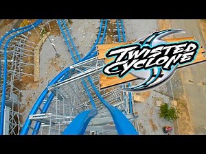 Twisted Cyclone Roller Coaster Front Seat REAL OFFICIAL POV Six Flags Over Georgia New 2018