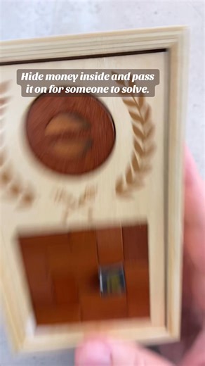 Hide something inside and pass it onto someone else to find what’s inside. #puzzlesolving #puzzle #puzzles #puzzlebox | Puzzle Master Inc.