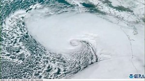 Watch: Satellite video shows bomb cyclone strengthening on approach to West Coast | Latest Weather Clips | FOX Weather