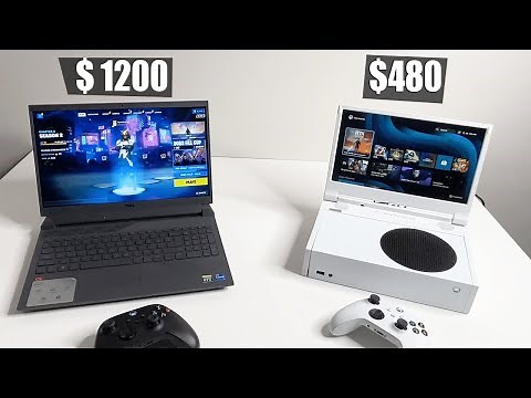 Xbox Series S is a BUGET Gaming Laptop | Integrated Monitor Setup