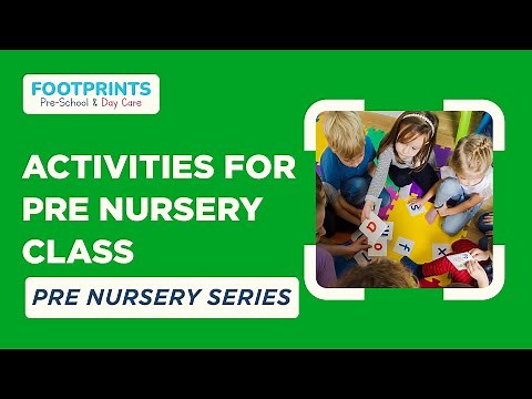 5 Activities For Pre Nursery Class | Preschool Activities For Kids | Footprints Preschool