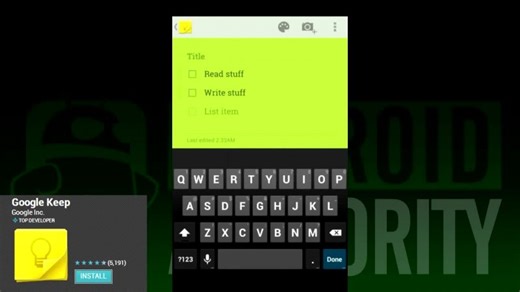 Google Keep Android App Review! - naghdha