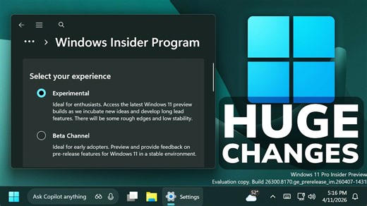 微软宣布 Windows 11预览体验计划迎来重大变革！