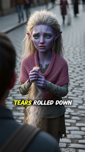 Alien Girl Tried to Sell Her Hair for Medicine—A Human Doctor Changed Everything#shorts