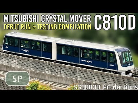 DEBUT SPECIAL - NEW Mitsubishi Crystal Mover C810D COMPILATION - Debut Run + Testing! | (SK-PGLRT)