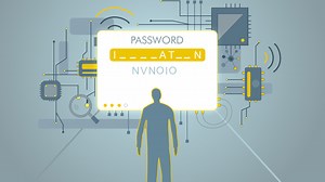 Everyone can see the man but can you spot the hidden password in under 7 secs?