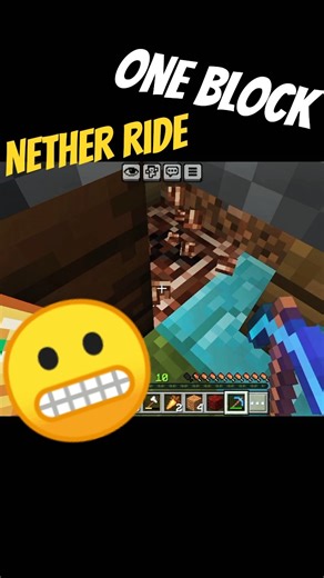 I Found NETHERITE in One Block! 😱🔥 #Minecraft #Shorts