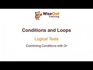 Excel VBA Online Course - 3.2.1 Combining Conditions with Or