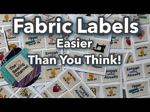 How To Make Fabric Labels At Home