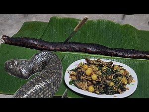 Whole Roast Snake + Fried snake eggs.....