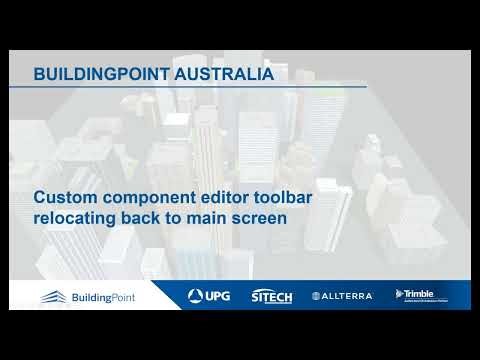 Custom component editor toolbar relocating back to main screen