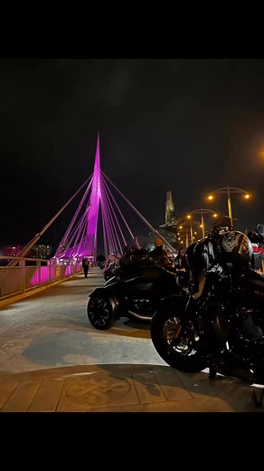 It’s official!! The Breast Cancer Pledge Ride Bridge of Hope is very pleased to announce that there will be motorcycles on the Esplanade Riel Bridge (pedestrian bridge)! Only 50 motorcycles will be allowed. Get all your pink out! Decorate yourself and your motorcycles! Let’s show Manitoba and our warriors all of our love and support! Some spots will be reserved for the Chain of Honour recipients and sponsors. Details Friday October 3, 2025 6:30-9:30pm We will marshal in the parking lot across fr