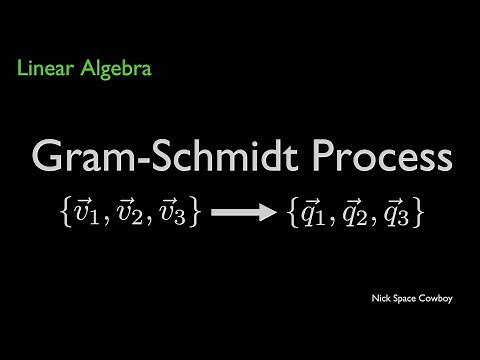 The Gram-Schmidt Process - Linear Algebra