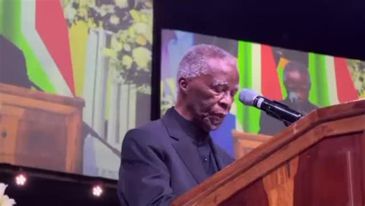 Former President Thabo Mbeki delivers a tribute honouring the life and legacy of Comrade Magashe Titus Mafolo, reflecting on his unwavering commitment to the ANC and the ideals of the liberation struggle. 📍 3C Church, Irene, Centurion, Gauteng | MyANC