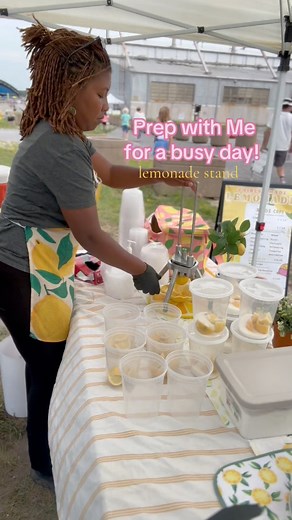 ✨Prep my lemonade stand with me! #dayinthelife #lemonadestand #fairleymadelemonade | Fairley Made Lemonade