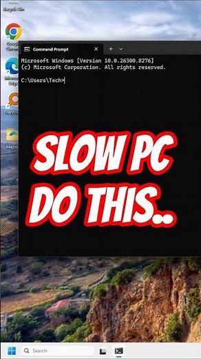 This CMD command FIXED My Slow PC in 30 Seconds!