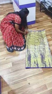 saree to convert lehenga🤩#saree #video ytshort #fashion