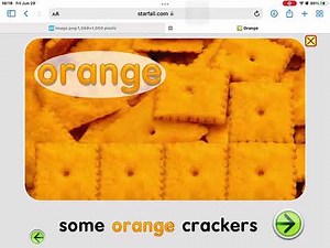 Starfall - Colors - What is Orange? for Kids (Walkthrough)