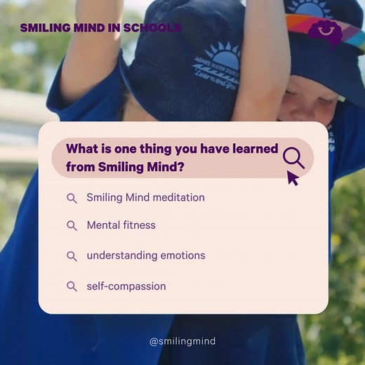 Smiling Mind in Schools - what students learned | Smiling Mind