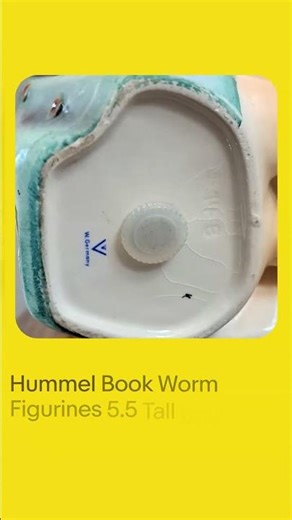 Hummel Book Worm Figurines 5.5'' Tall Boy and Girl