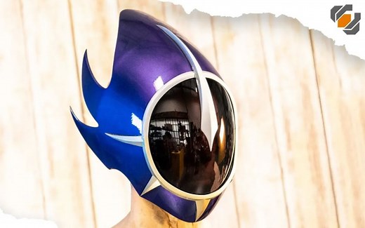 鲁鲁修3D打印Zero头盔制作教程反叛的鲁路修 Code Geass Printing Zero's Mask Punished Props Academy