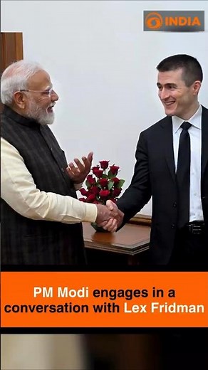 PM Modi engages in a conversation with Lex Fridman