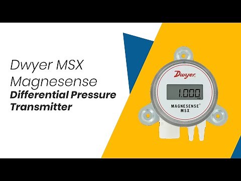 Differential Pressure Transmitter | Dwyer MSX Magnesense | Instrukart