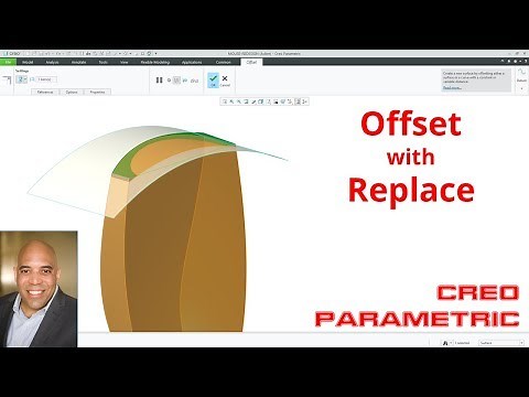 Creo Parametric - Offset Command with Replace Option