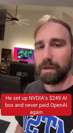 NVIDIA MADE A $249 DESK CHIP THAT TURNS LOCAL LLMS INTO A TINY PRIVATE BACKENDjetson orin nano super is basically a pocket-size ai board: 67 TOPS, 1024-core ampere gpu, 8gb memory, 7-25w power draw. not a gaming pc, not a rented cloud box, just a small nvidia dev kit running llama, mistral, qwen and deepseek from your own tablethat changes the cost structure. the same automations people casually run through openai for $100-200/month can move the boring work local: summaries, drafts, code checks,