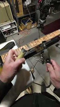 Polishing Guitar Frets With A Dremel #guitarcraft #guitar #fender #musicalinstrument