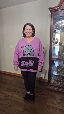 Upcycled Dolly Parton Graphic V-neck Sweatshirt Graphic Size 2X - Etsy