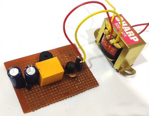Mains Power Supply Failure Alarm Circuit