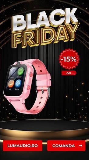 Ți-ai dorit un smartwatch? Acum e momentul! 🔥 #blackfriday #lumaudio #reduceri
