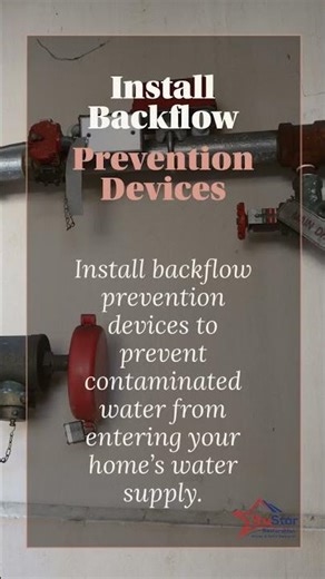 Water Damage Tips - Install Backflow Prevention Devices