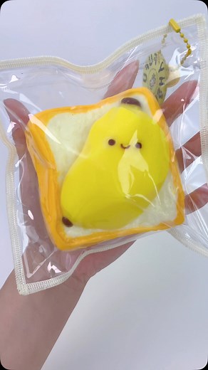 FUFU Squishy on Instagram: "FUFUSQUISHY ASMR 🍞🍞Banana Toast"
