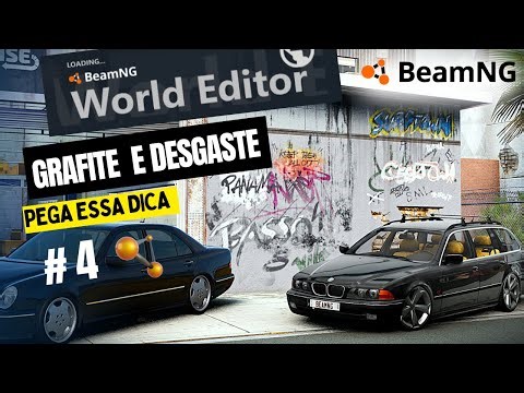 Como fazer Grafite, Sujeira e Desgaste no World Editor - BeamNG Drive